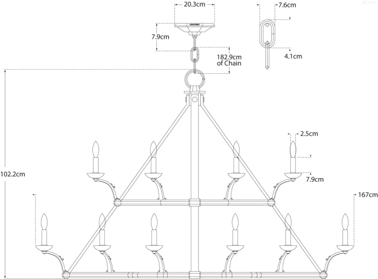 Robertson Double Tier Chandelier Blueprint