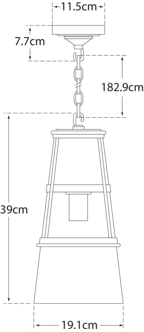 Robinson Medium Pendant Blueprint