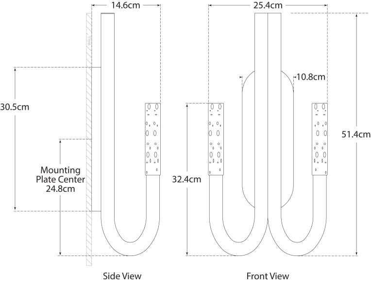 Rousseau Double Wall Sconce Blueprint