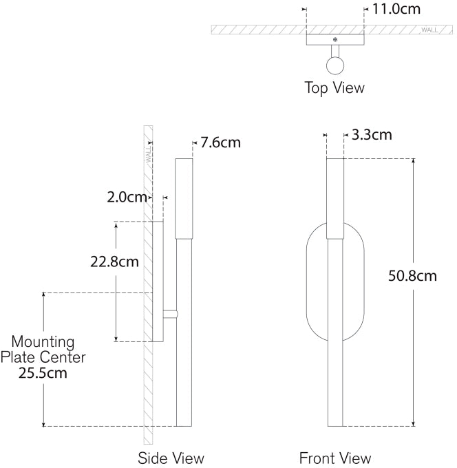 Rousseau Medium Bath Sconce Blueprint