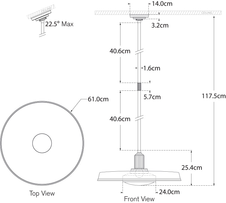 Ruhlmann 24" Factory Pendant Blueprint