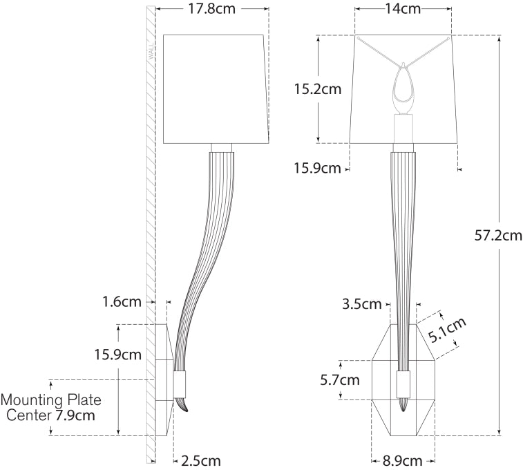 Applique Singola Ruhlmann Progetto