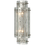 Cadence Small Tiered Sconce in Polished Nickel with Antique Mirror