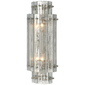 Cadence Small Tiered Sconce in Polished Nickel with Antique Mirror