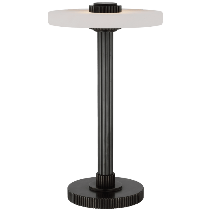 Aran 9" Rechargeable Accent Lamp, a premium Decorative light by VCGallery Italy. Close - up image of its design.