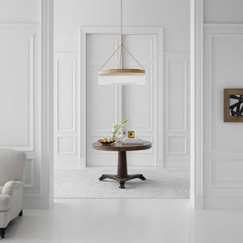 Menil Large Chandelier, a premium Chandelier light by Visual Comfort. Close - up image of its design.