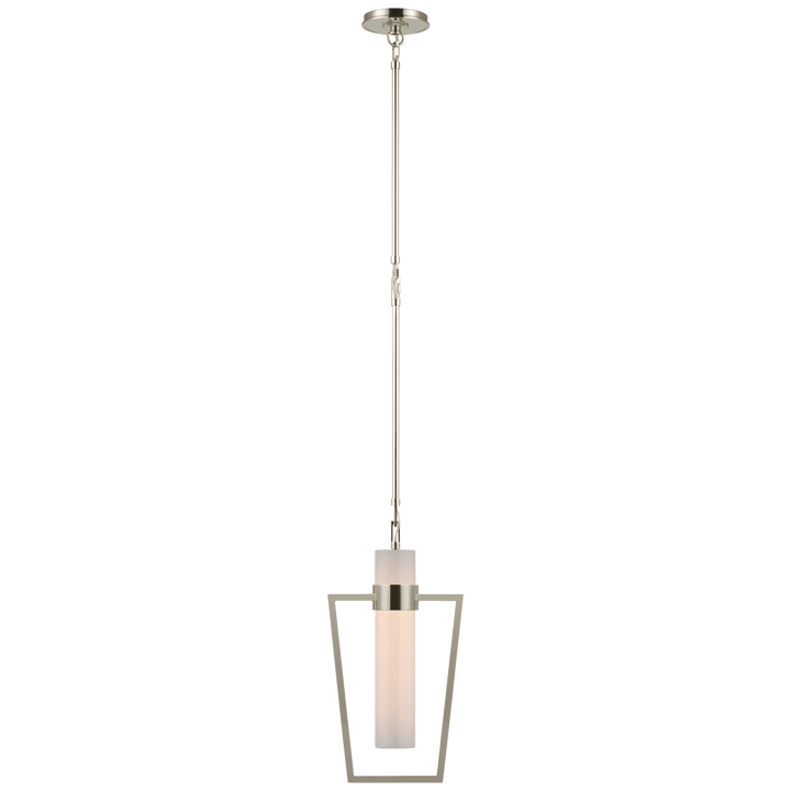 Presidio Petite Caged Pendant, a premium Pendant light by Visual Comfort & Co. Close - up image of its design.