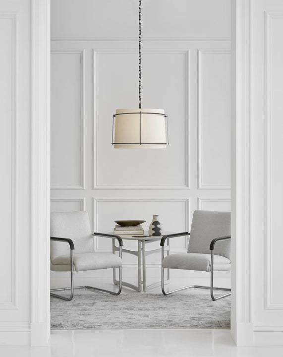 Callaway Large Hanging Shade, a premium Hanging Shade light by Visual Comfort. Close - up image of its design.