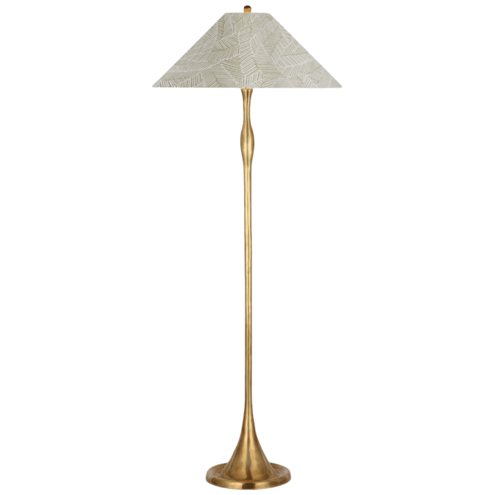 Romero Medium Floor Lamp, a premium Decorative light by Visual Comfort & Co. Close - up image of its design.