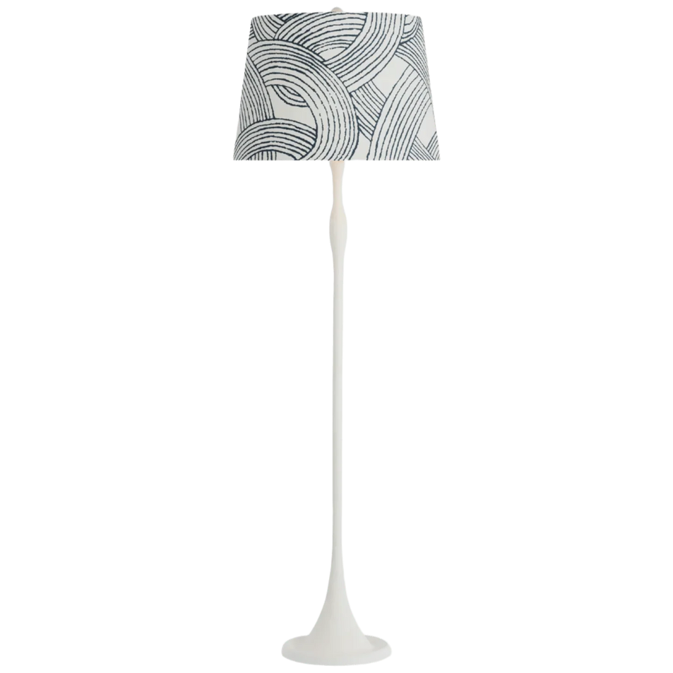 Romero Medium Floor Lamp, a premium Decorative light by Visual Comfort & Co. Close - up image of its design.