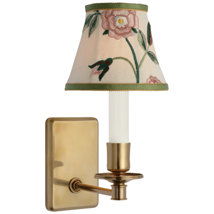 Tara Small Sconce, a premium Decorative light by Visual Comfort & Co. Close - up image of its design.