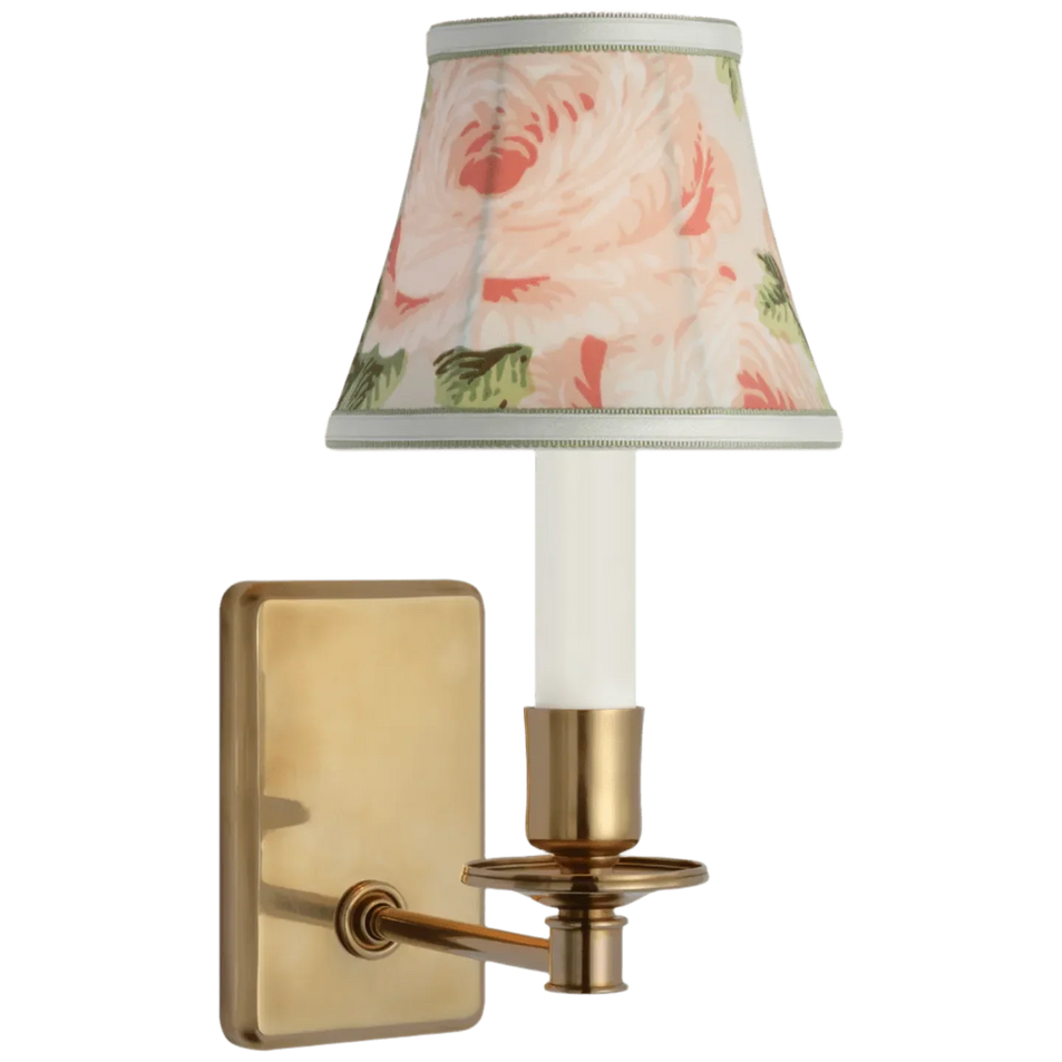 Tara Small Sconce, a premium Decorative light by Visual Comfort & Co. Close - up image of its design.