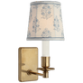 Tara Small Sconce, a premium Decorative light by Visual Comfort & Co. Close - up image of its design.
