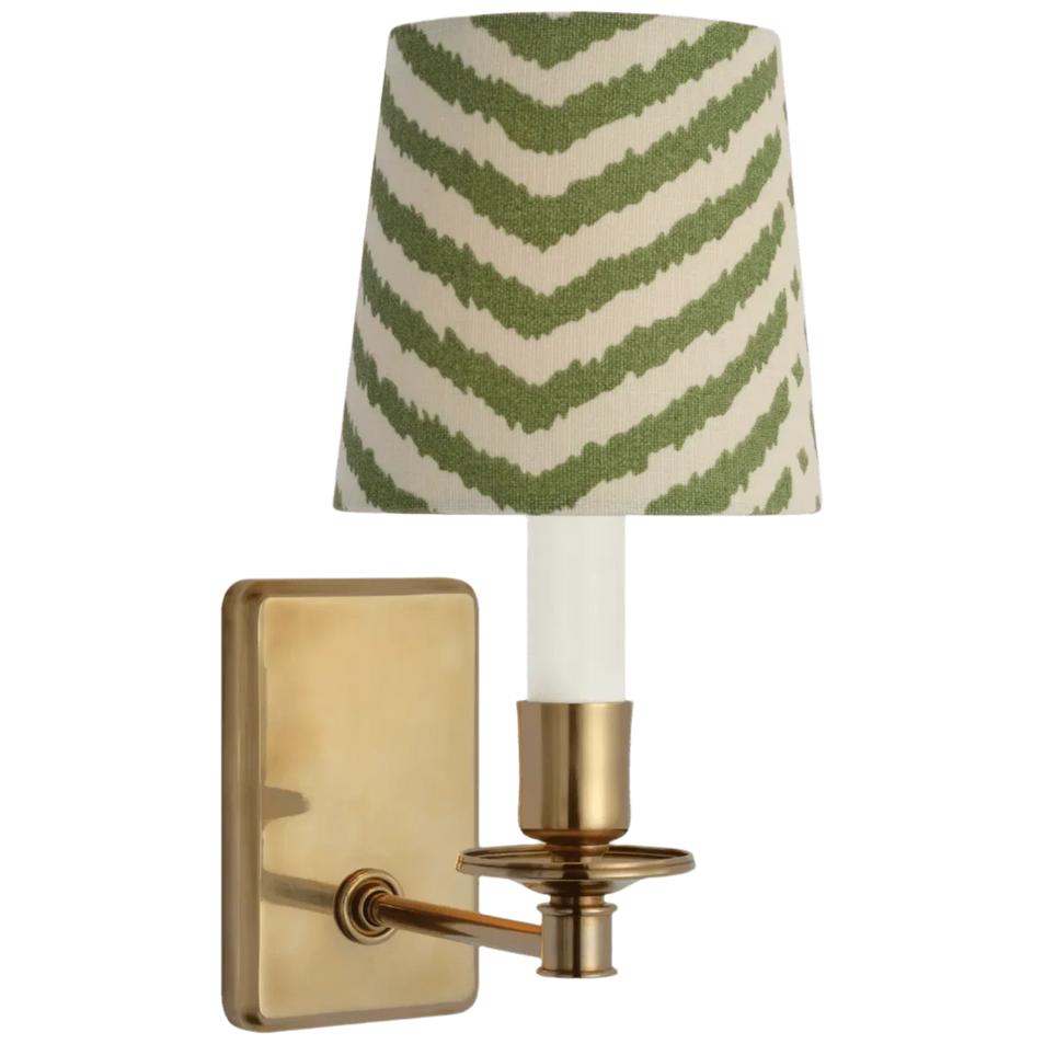 Tara Small Sconce, a premium Decorative light by Visual Comfort & Co. Close - up image of its design.
