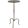 Hand-Forged Martini Table in Aged Iron