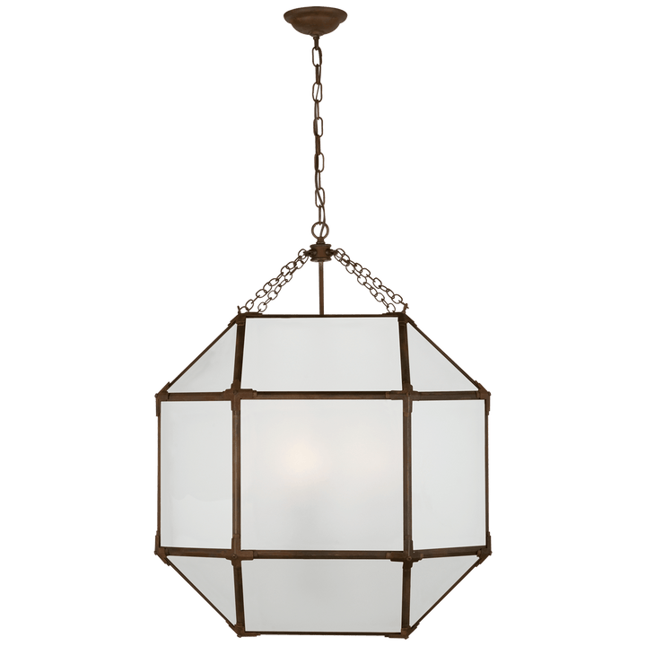 Morris Large Lantern, a premium Lantern light by VCGallery Italy. Close - up image of its design.