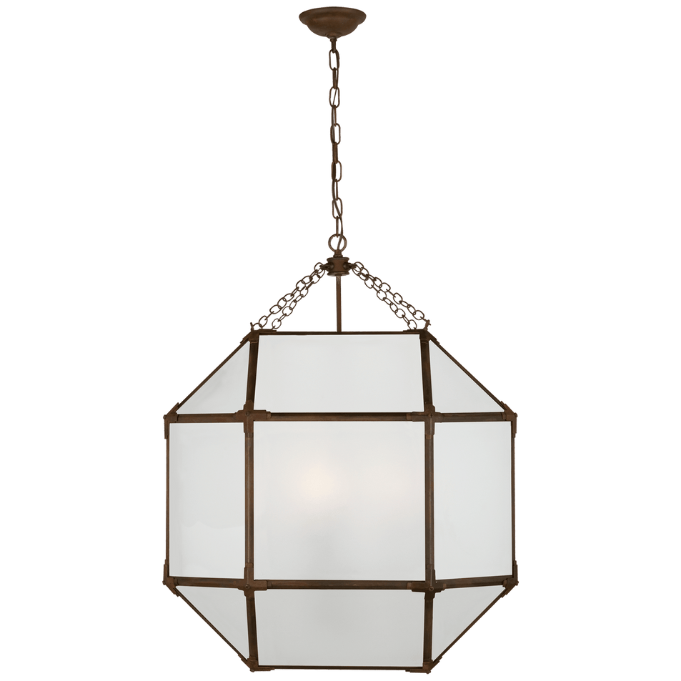 Morris Large Lantern, a premium Lantern light by VCGallery Italy. Close - up image of its design.