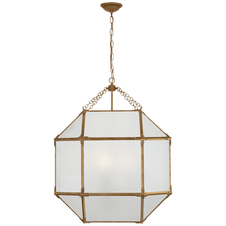 Morris Large Lantern, a premium Lantern light by VCGallery Italy. Close - up image of its design.