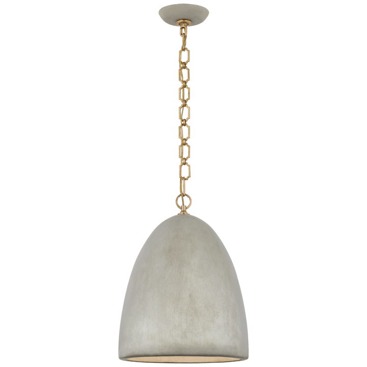 Elliot Medium Dome Pendant in Portland Gray