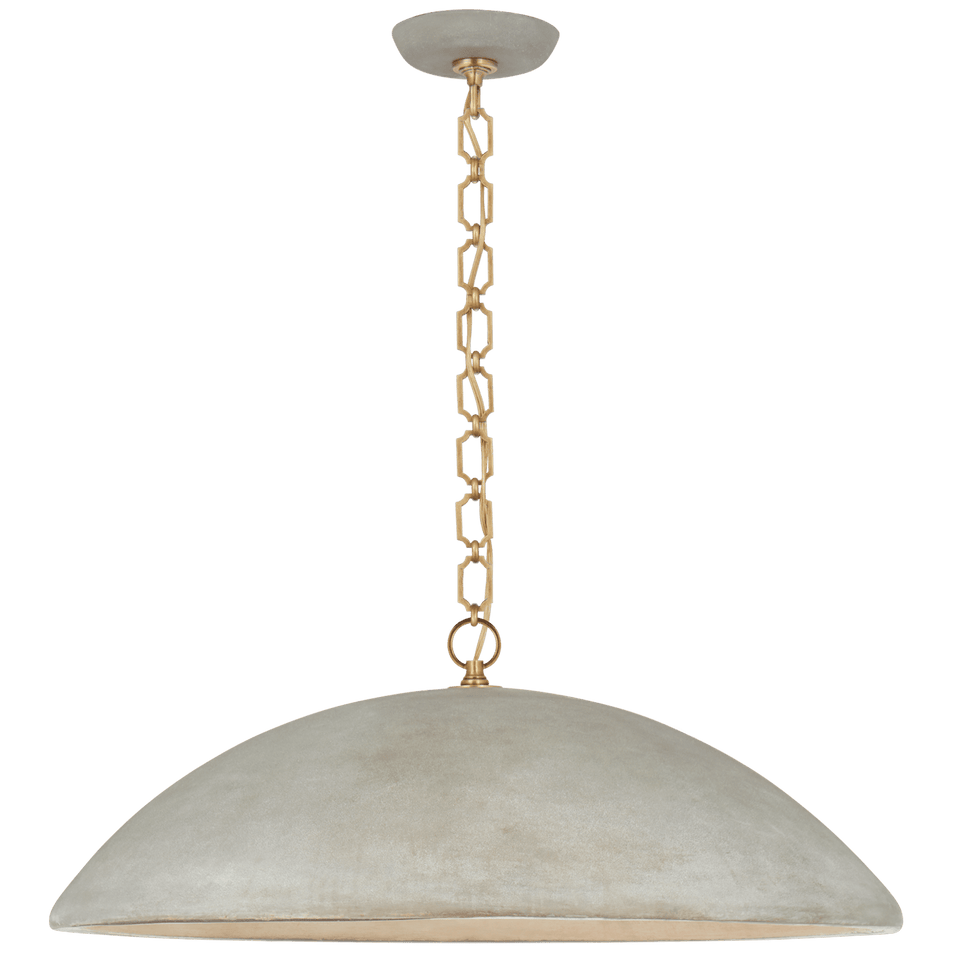 Elliot Grande Pendant in Portland Gray