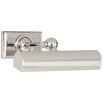 8" Cabinet Maker's Picture Light in Polished Nickel