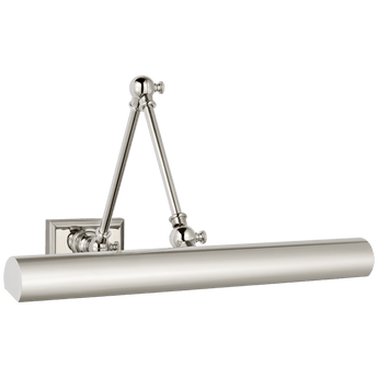 Cabinet Maker 18" Double Library Light in Polished Nickel