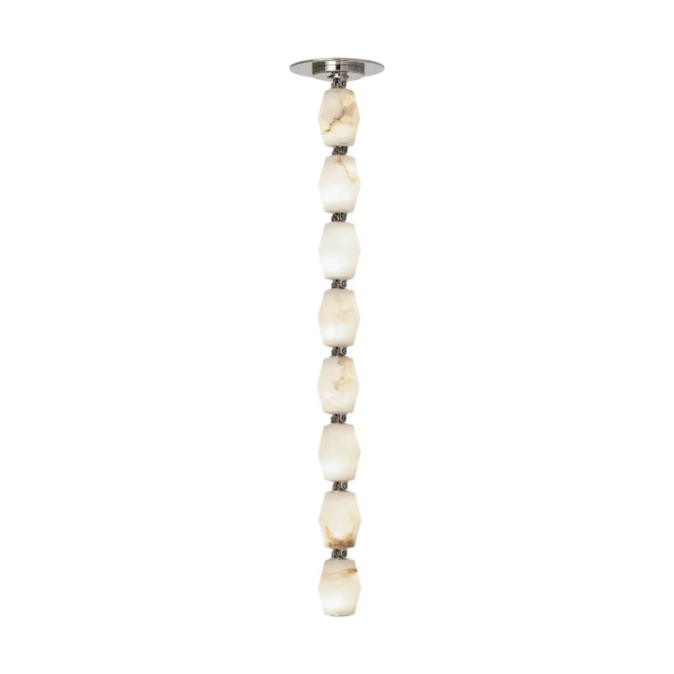 Collier Alabaster 24 Pendant, a premium Pendant light by Visual Comfort & Co. Close - up image of its design.