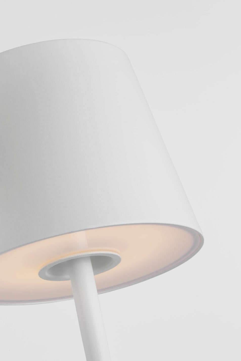 Nevis Accent Table Lamp in Matte White