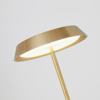 Tepa Accent Table Lamp in Natural Brass