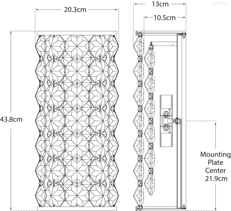 Sanger Long Sconce Blueprint