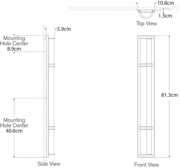 Strever 32" Shielded Bath Light Blueprint
