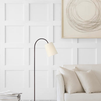 Mia Floor Lamp, a premium Decorative light by Visual Comfort. Close - up image of its design.