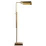 Pask Pharmacy Floor Lamp in Hand-Rubbed Antique Brass