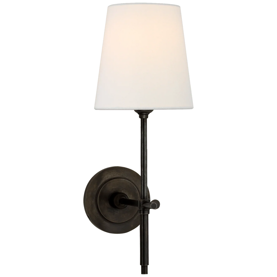 Bryant Sconce, a premium Decorative light by Visual Comfort & Co. Close - up image of its design.