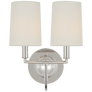 Elkins Double Sconce, a premium Decorative light by Visual Comfort & Co. Close - up image of its design.