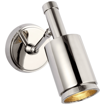 Anders Small Articulating Wall Light in Polished Nickel