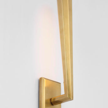 Galahad Single Sconce in Hand-Rubbed Antique Brass