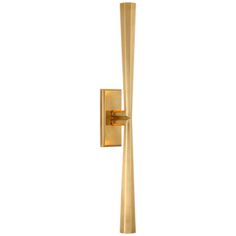 Galahad Linear Sconce in Hand-Rubbed Antique Brass