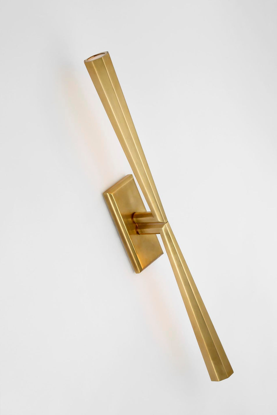 Galahad Linear Sconce in Hand-Rubbed Antique Brass