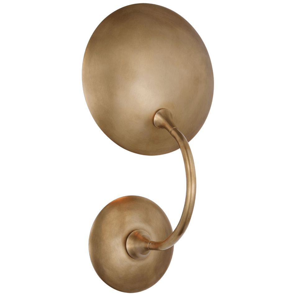 Keira Medium Wall Wash Sconce in Hand-Rubbed Antique Brass