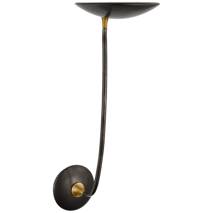 Keira Large Sconce in Bronze and Hand-Rubbed Antique Brass