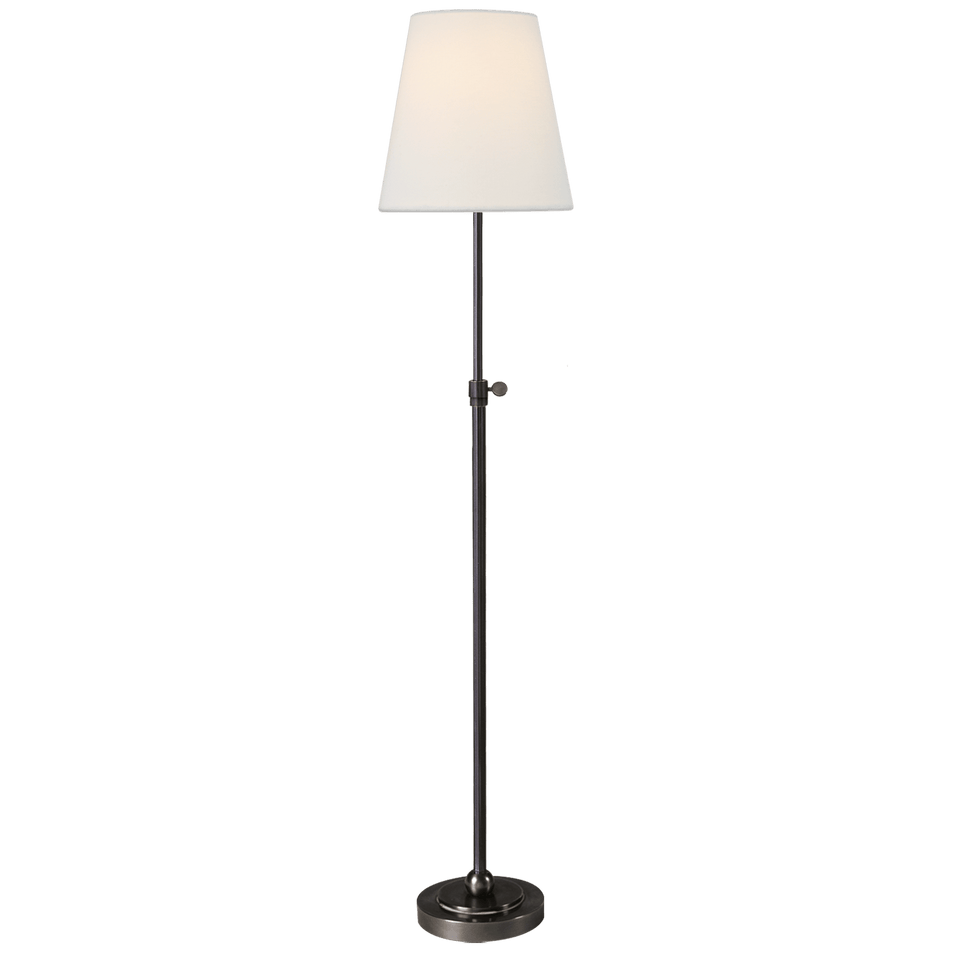 Bryant Table Lamp in Bronze with Linen Shade