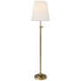 Bryant Table Lamp in Hand-Rubbed Antique Brass with Linen Shade