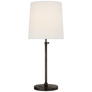 Bryant Large Table Lamp in Bronze with Linen Shade