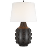 Orly Large Table Lamp in Garden Bronze with Linen Shade