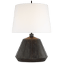 Frey Medium Table Lamp in Garden Bronze with Linen Shade