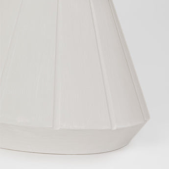 Frey Medium Table Lamp in Plaster White with Linen Shade