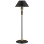 Turlington Medium Table Lamp in Bronze and Hand-Rubbed Antique Brass with Bronze Shade