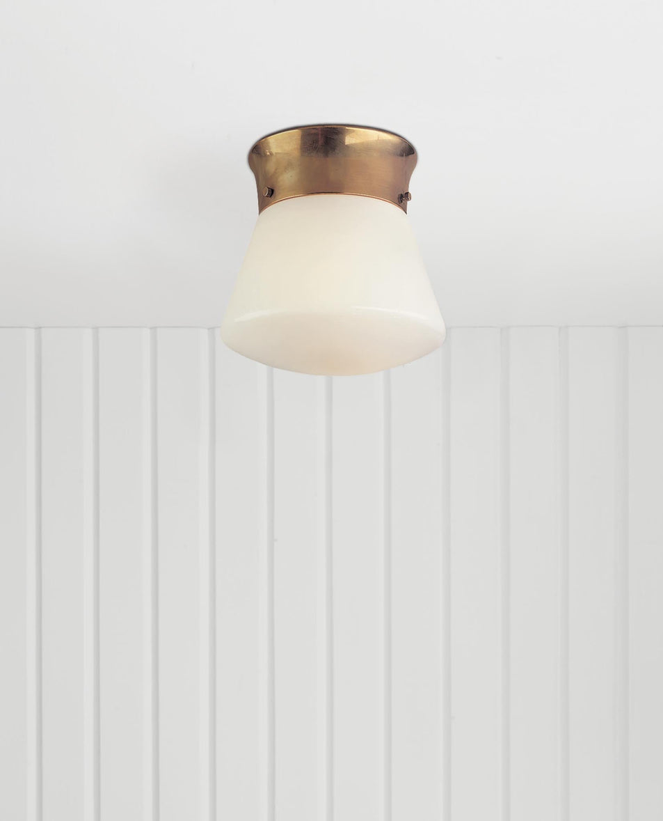Perry Street Ceiling Light, a premium Flush Mount light by Visual Comfort. Close - up image of its design.