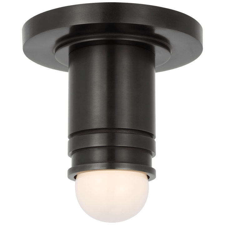 Top Hat Mini Monopoint Flush Mount, a premium Flush Mount light by Visual Comfort & Co. Close - up image of its design.